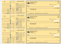 Yellow Safety General/Hourly Payroll Checks