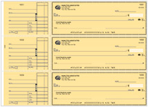 Yellow Safety General Purpose Checks